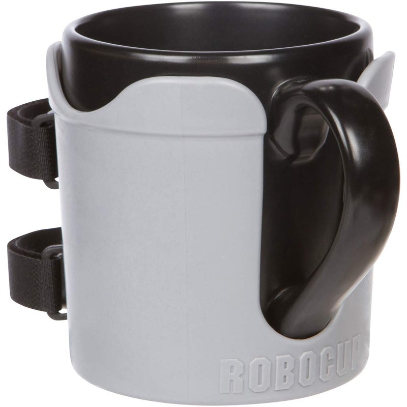 ROBOCUP Plus, (Gray), Add-On Accessory XL Extension Cup Holder, Larger Drink Capacity, Perfect for Boats, Golf Carts, Walkers, Wheelchairs and Work. Made in USA (Includes 1) - Image 2